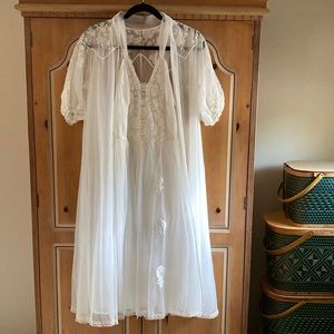 Vintage Peignoir Set